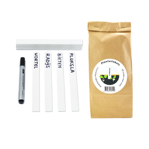 Plantenlabels 20 stuks met stift